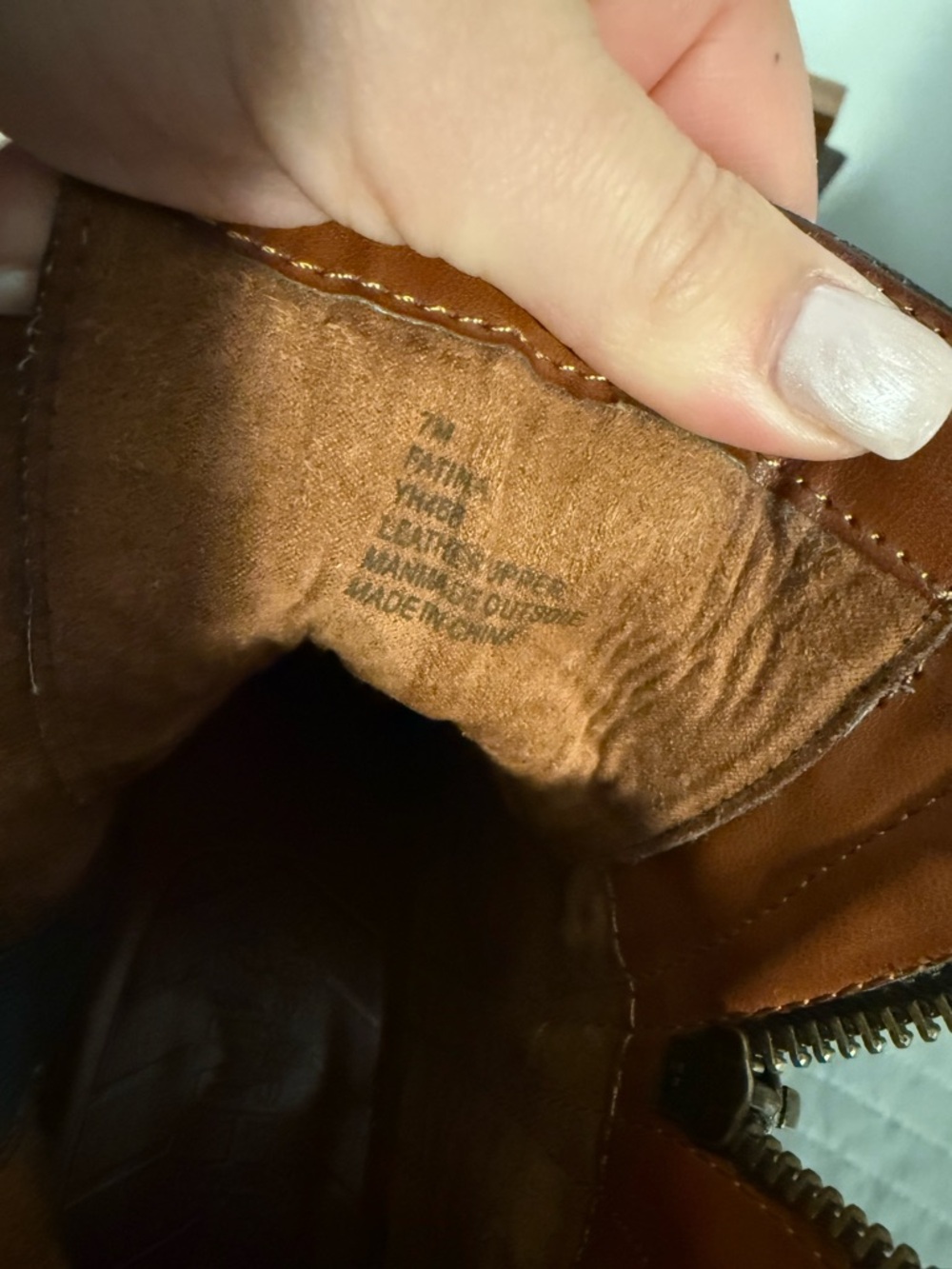Mia Brown Leather Lace-Up Boots - Picture 10 of 10